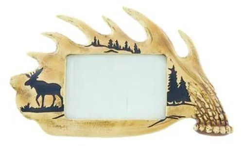 4 x 6 Picture Frame Moose Antler Frame