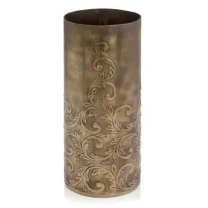 5" x 5" x 12.5" Copper Small Cylinder Vase