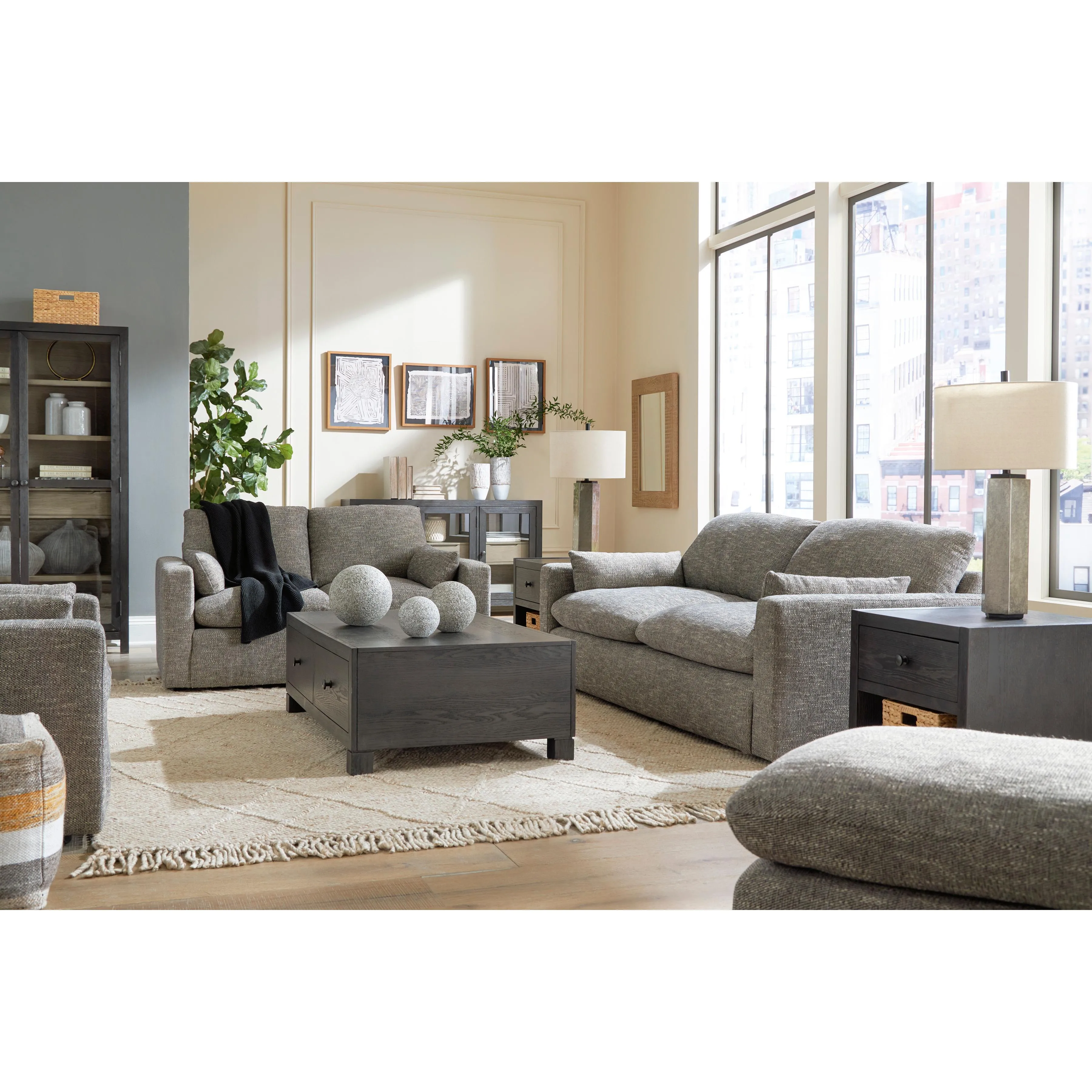 Benchcraft Dramatic 11702U3 4 pc Living Room Set