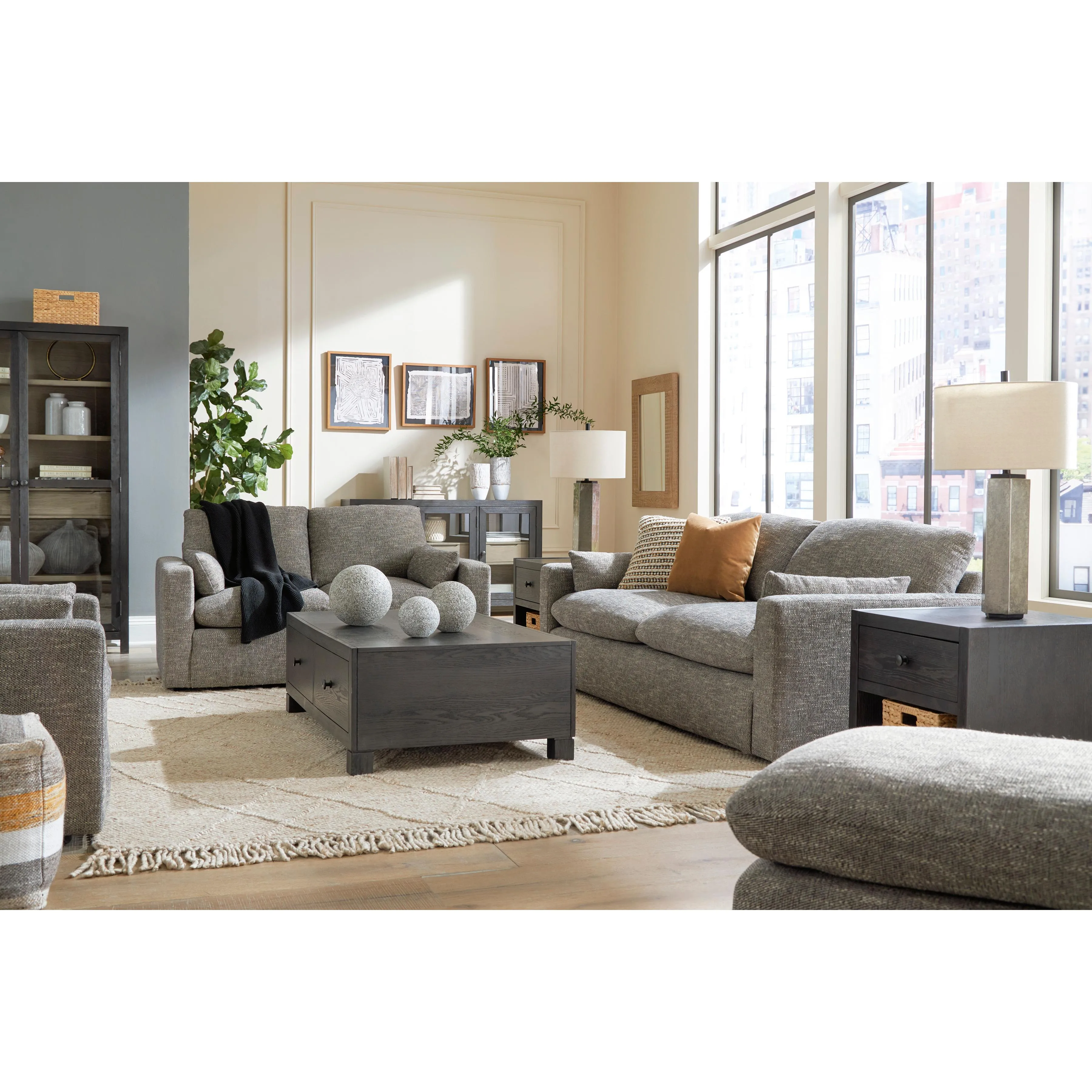 Benchcraft Dramatic 11702U3 4 pc Living Room Set