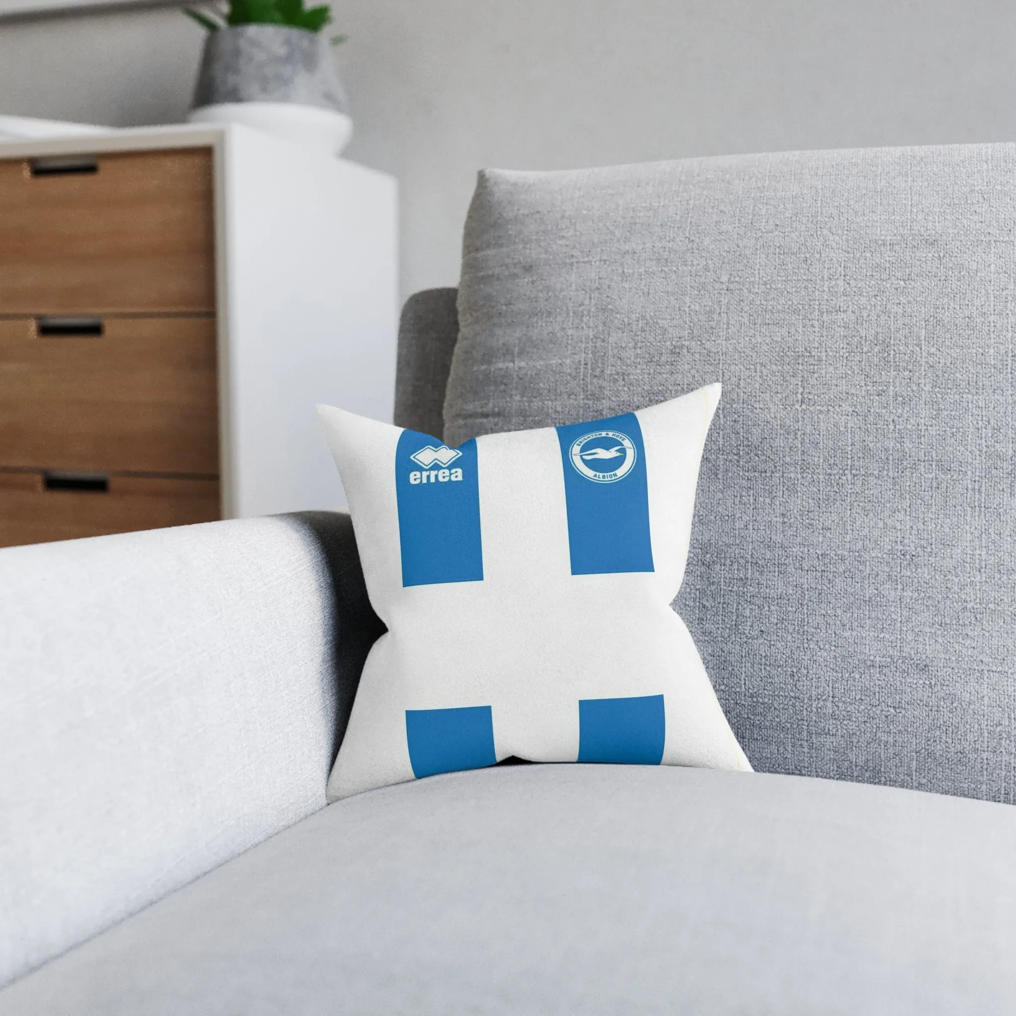 Brighton Away Kit 13/14 - Square Pillow