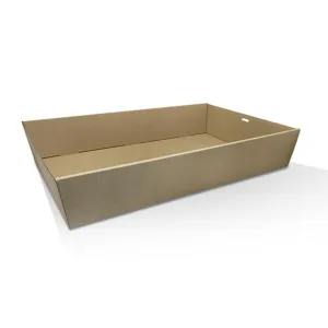 BULK 50pk Medium PLUS Brown Grazing Box 430x290x80mm (NO LIDS)