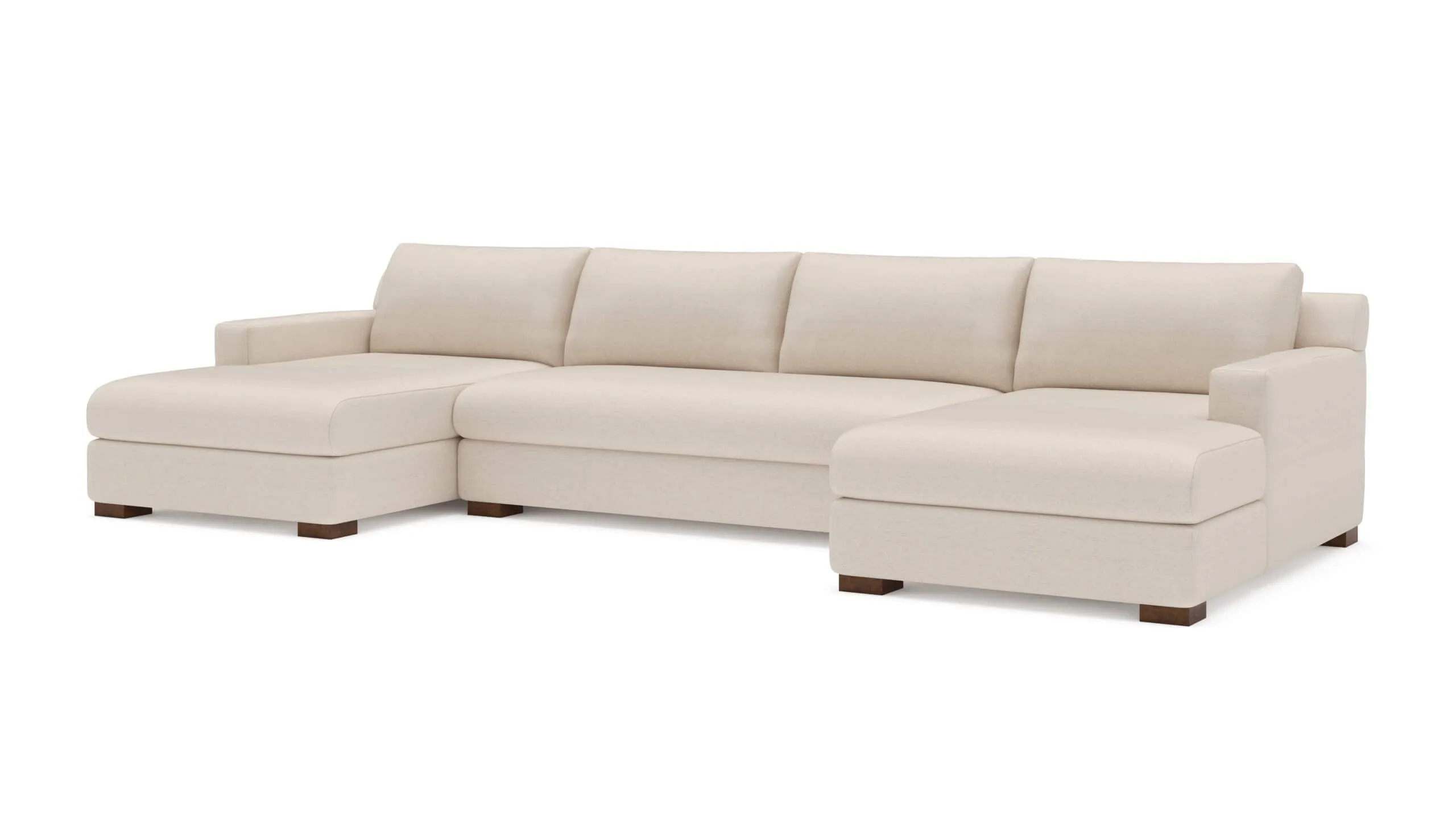 Catalina Double Chaise Sectional (Bench Cushion)