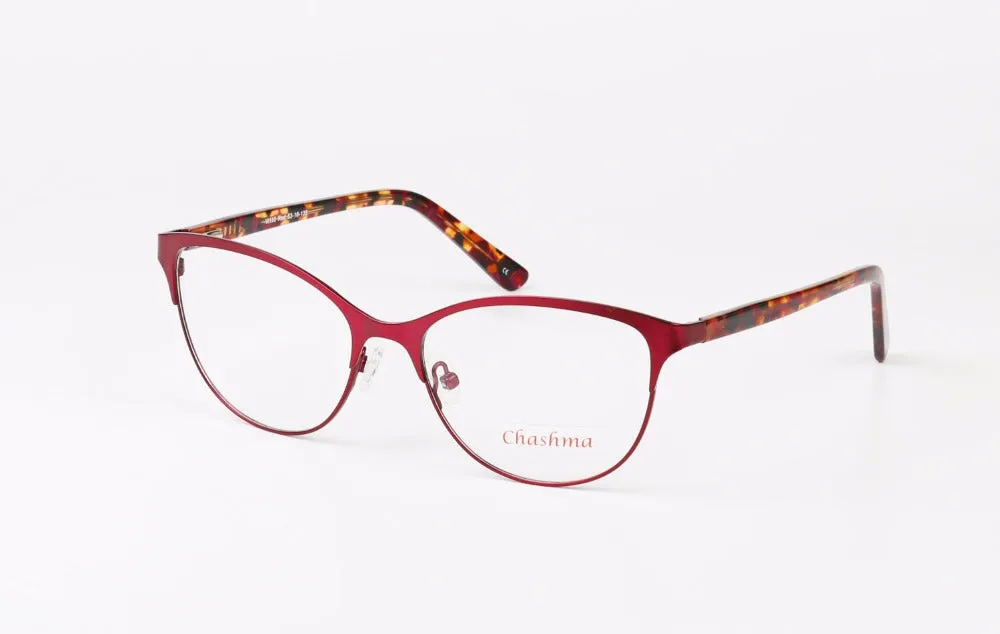 Chashma Brand Women's Frame Glasses Cat Eyes Top Quality W110