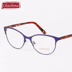 Chashma Brand Women's Frame Glasses Cat Eyes Top Quality W110