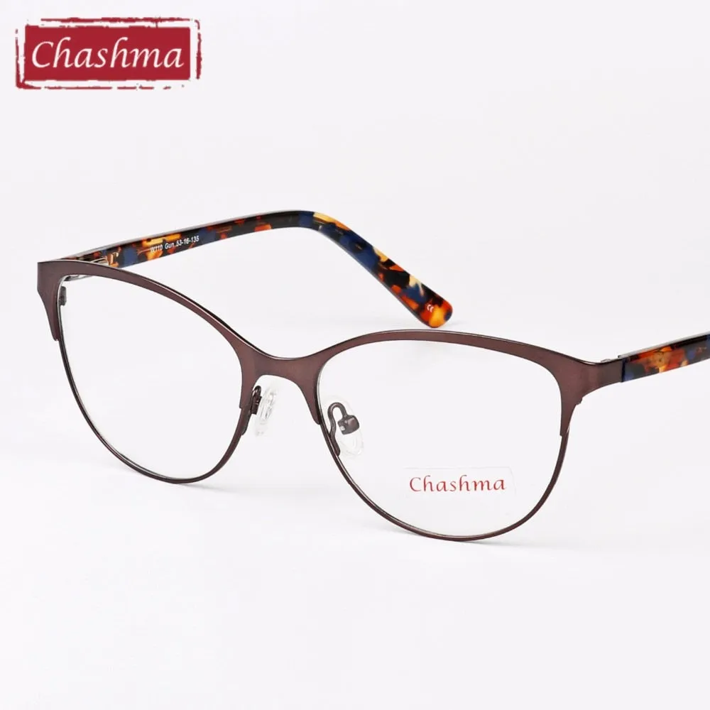 Chashma Brand Women's Frame Glasses Cat Eyes Top Quality W110