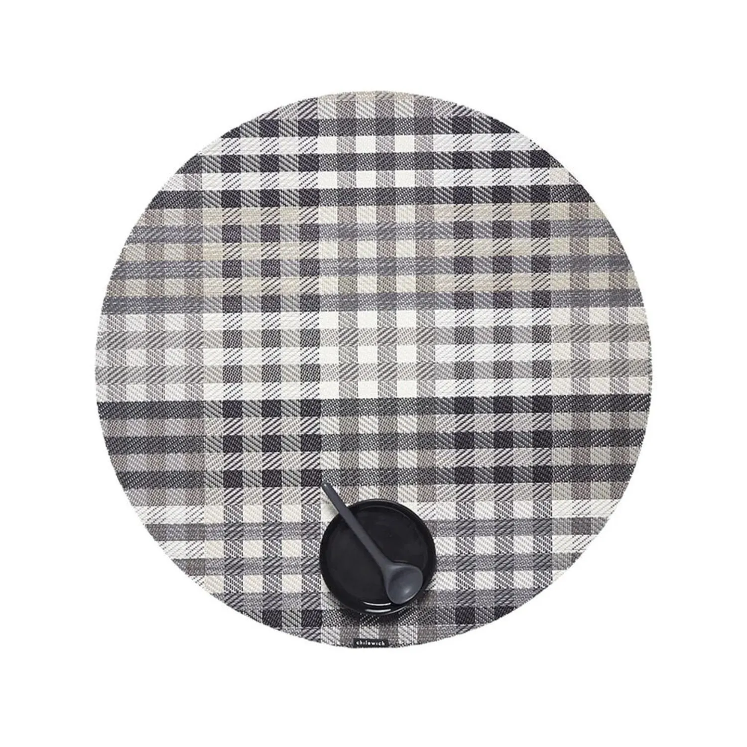 chilewich | placemat round | rhythm vanilla - DC