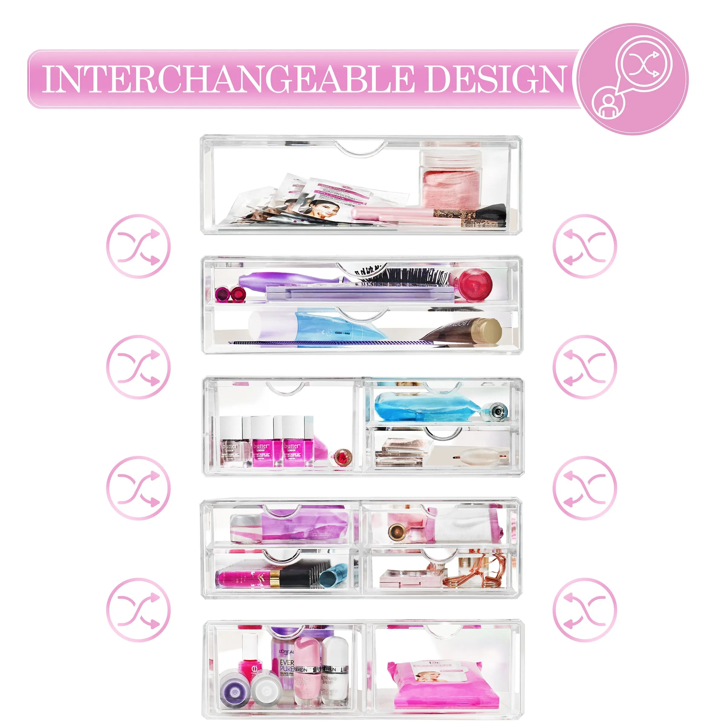 Cosmetic Organizer (3 Drawer)