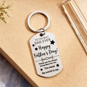 Custom Keychain Anniversary Keychain Calendar Gifts For Dad