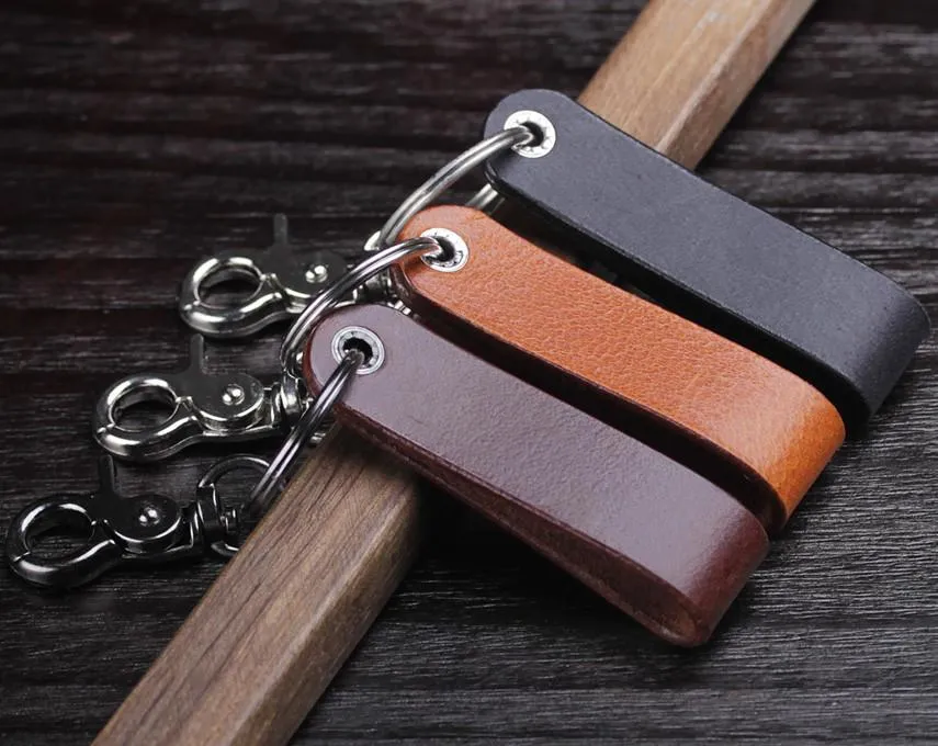 Custom Latitude Longitude Engraved Leather Keychain