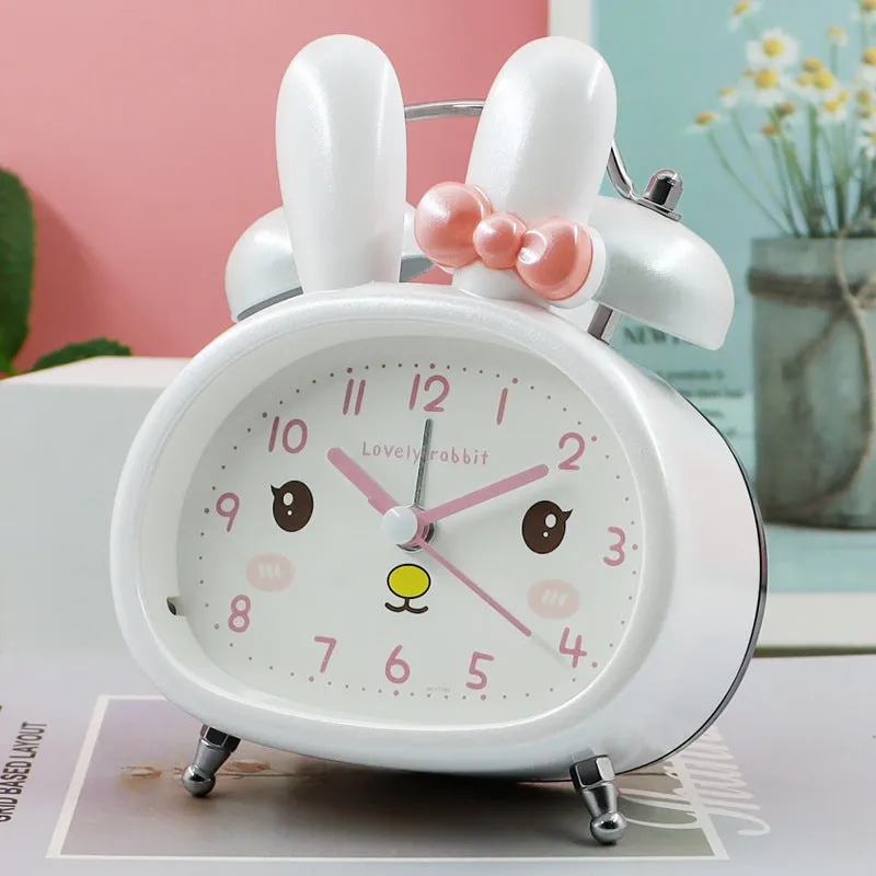 Cute Lamp Alarm Table Clock for Kids Bedroom