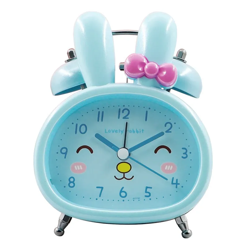 Cute Lamp Alarm Table Clock for Kids Bedroom