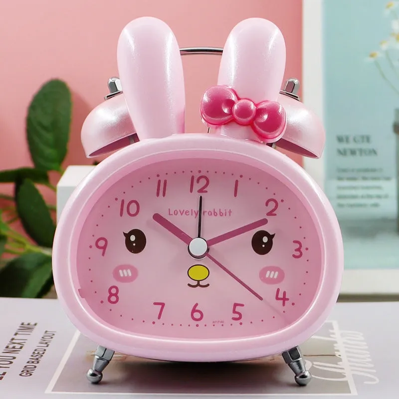 Cute Lamp Alarm Table Clock for Kids Bedroom