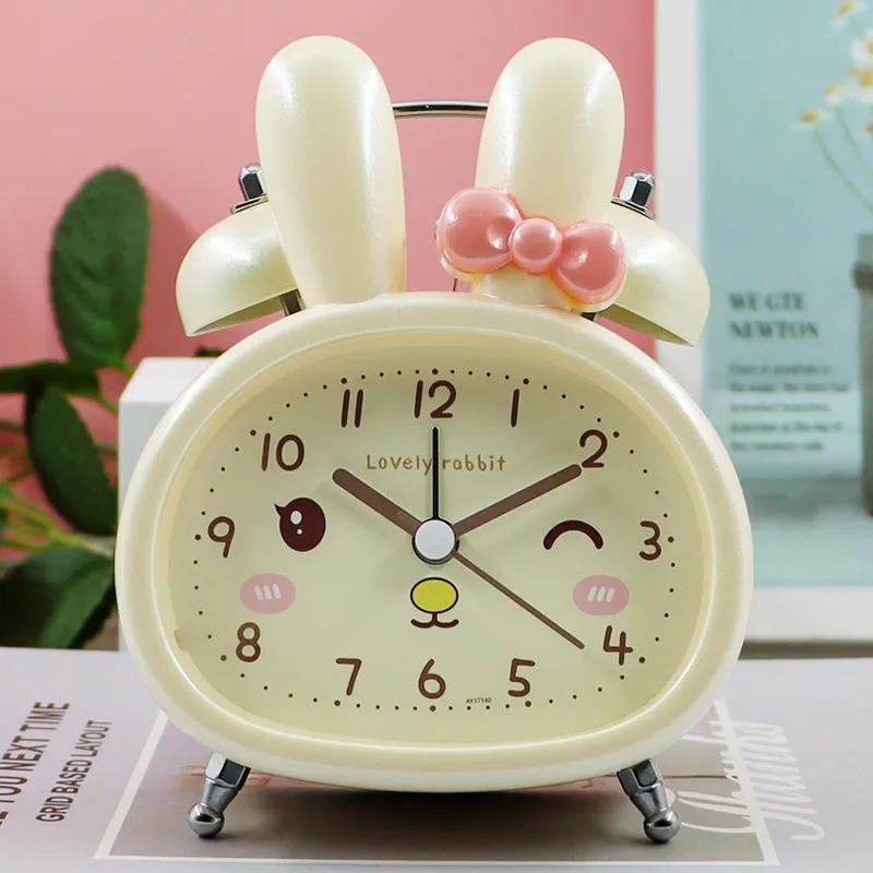 Cute Lamp Alarm Table Clock for Kids Bedroom