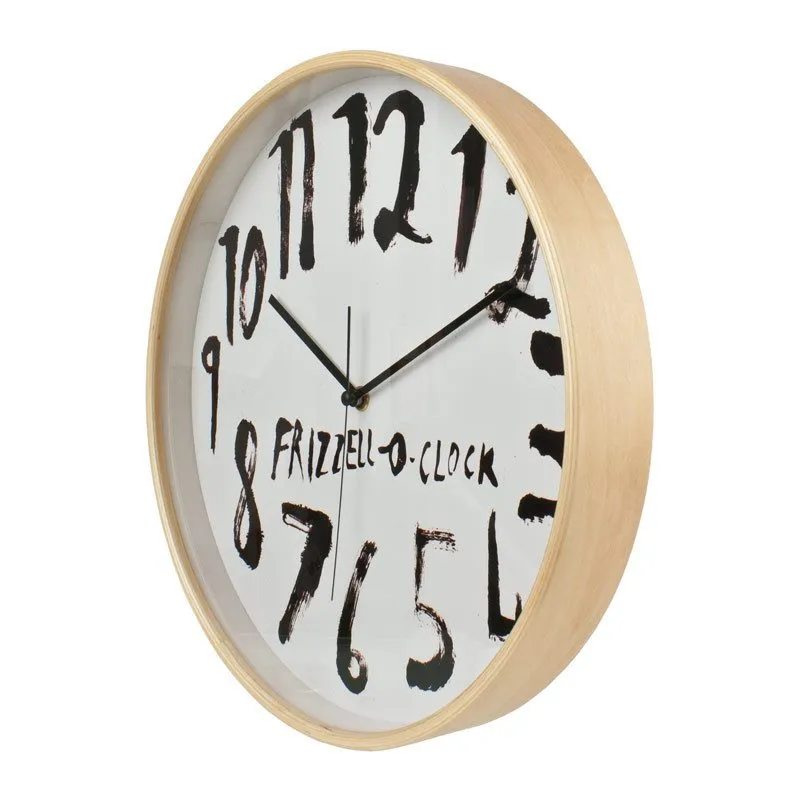 Dick Frizzell Clock - White (32cm)