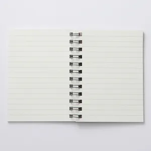 Double Ring Wirebound Notebook - A7 Lined