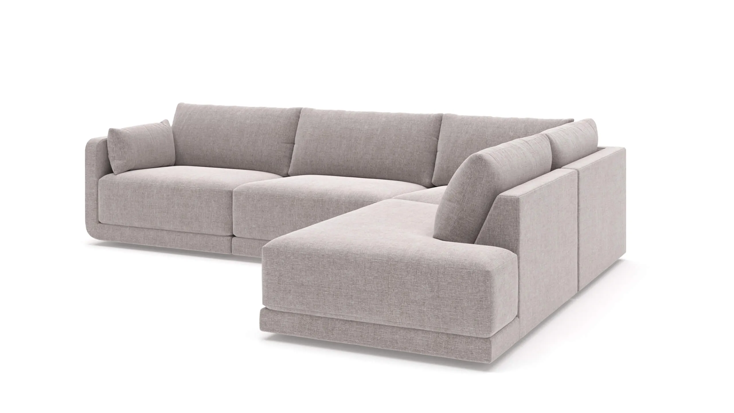 Eva Small Sectional with Bumper