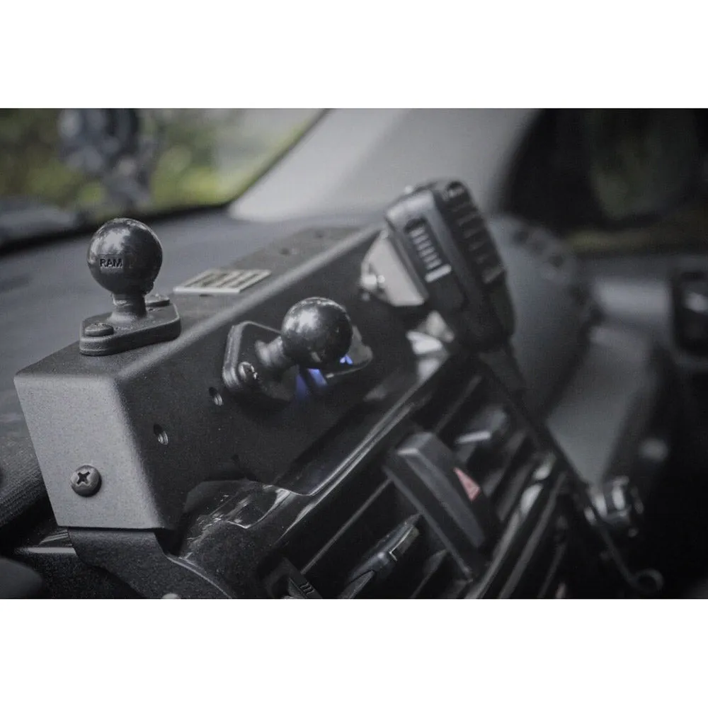 Expedition Essentials - Dash Mount Powered Accessory Mount with Wiring Cover (T4RPAM) - Toyota 4Runner (2014-2020)