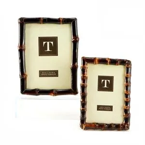 Faux Bamboo Photo Frames