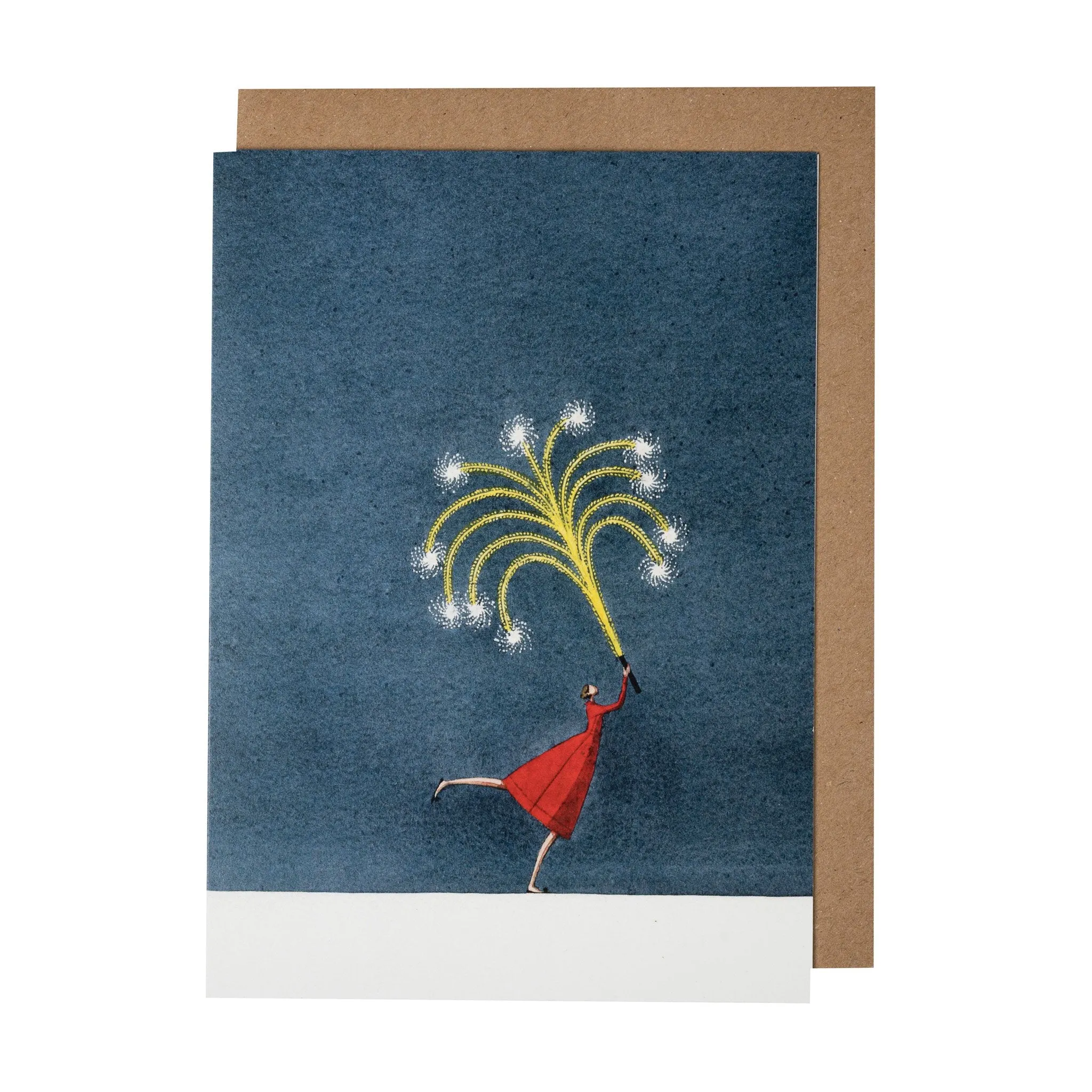 Firework Greeting Card