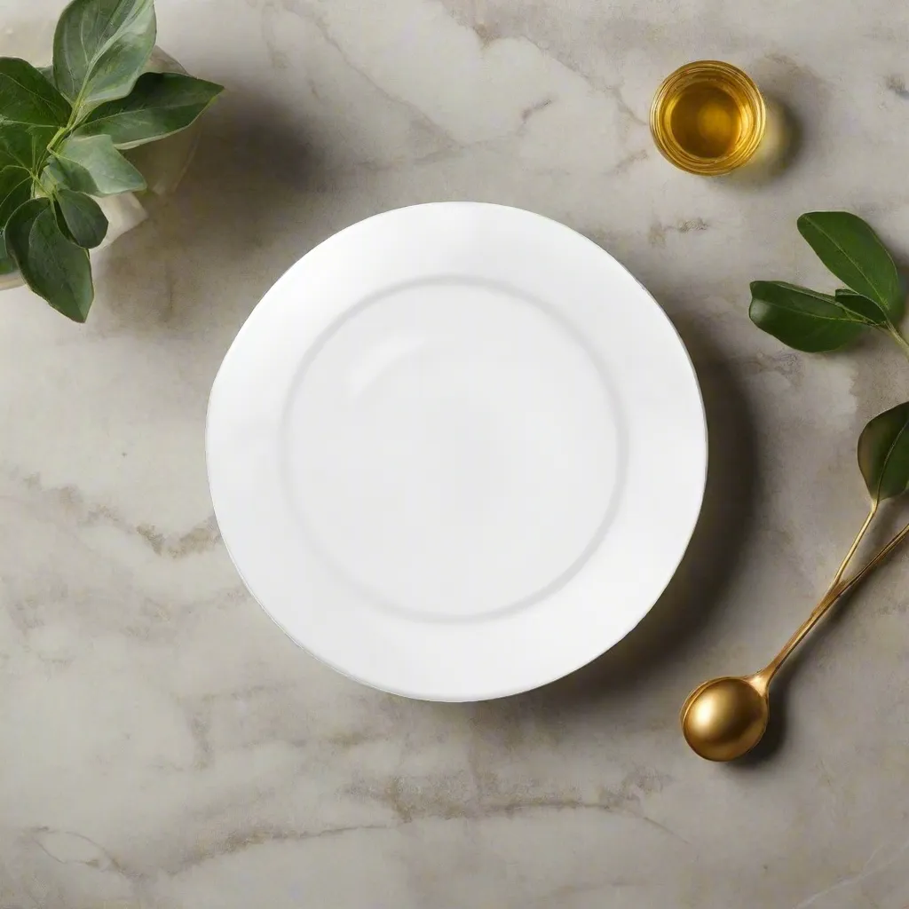 Golden Opal Mikasa Bone Plain White Dessert Plate (Set of 6)