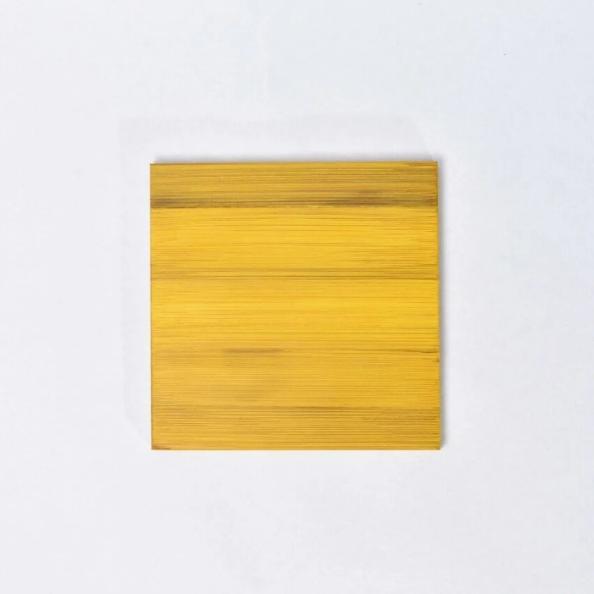 Handmade Bamboo Coasters - Yellow