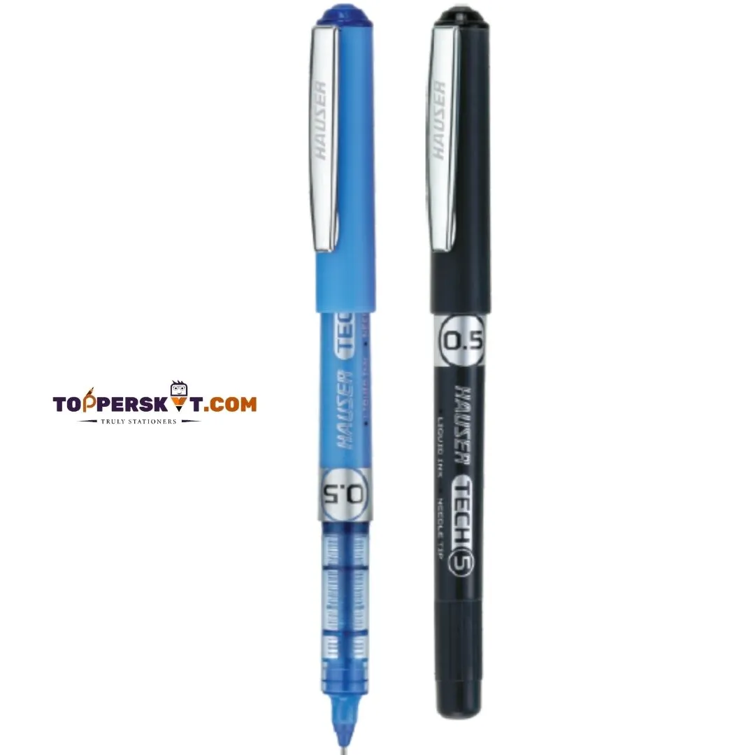 Hauser Tech 5 Liquid Ink Gel Pen – Black ( Pack of 1 )