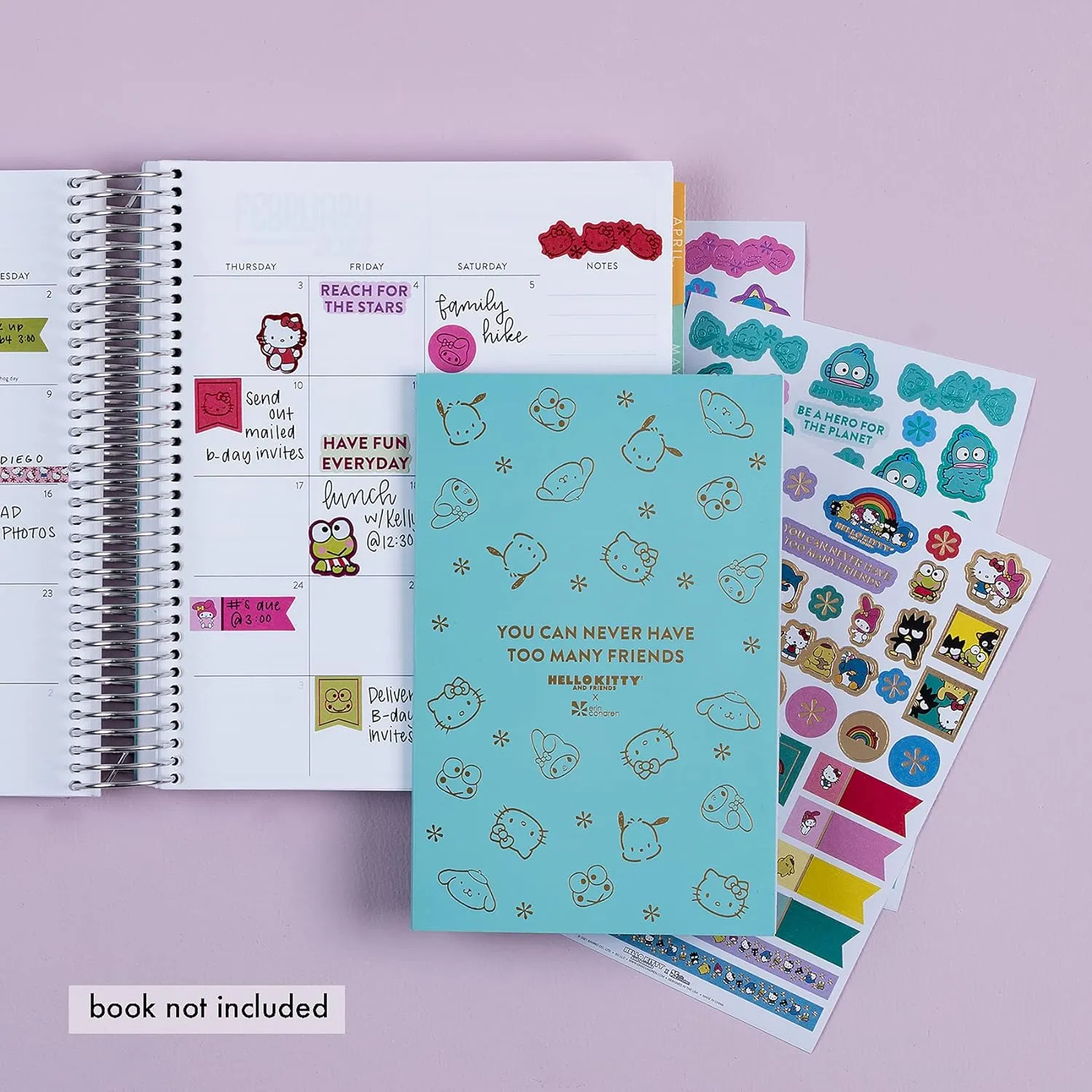 Hello Kitty and Friends x Erin Condren Sticker Book