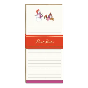 Holiday Dachshund Magnetic List Pad