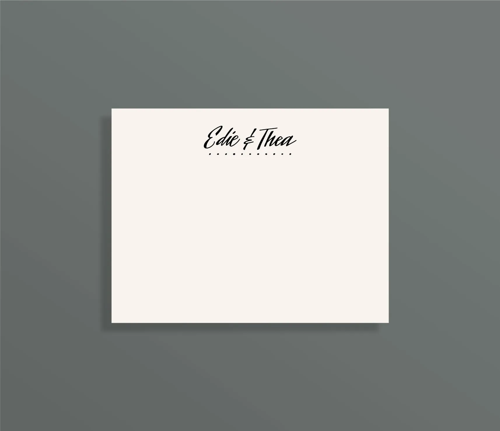 Huron Custom Letterpress Stationery