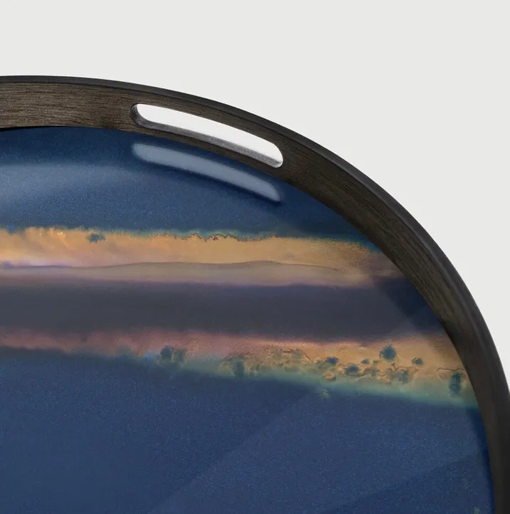 Indigo Organic Glass Tray