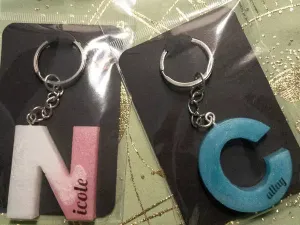 Initial Keychains