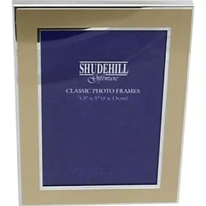 Joe Davies 3x5 Gold Coloured Sliver Plated Photo Frame