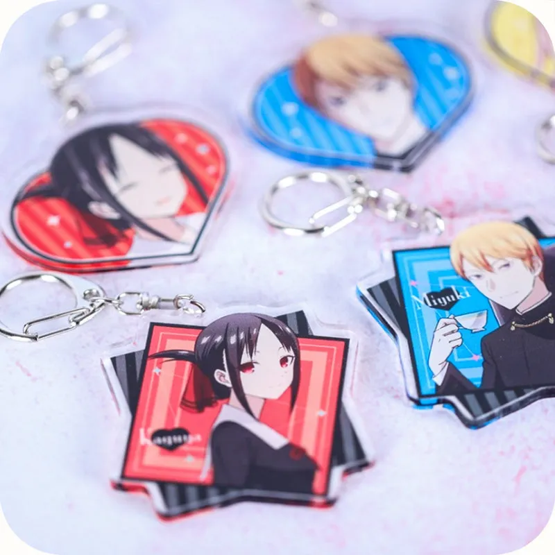 Kaguya-Sama Love Is War Character Style Acrylic Keychains