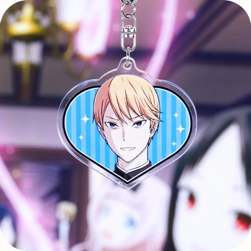 Kaguya-Sama Love Is War Character Style Acrylic Keychains