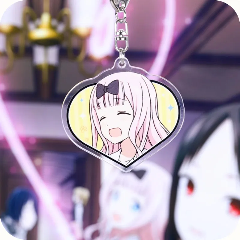 Kaguya-Sama Love Is War Character Style Acrylic Keychains