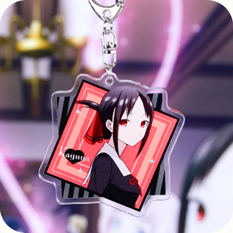 Kaguya-Sama Love Is War Character Style Acrylic Keychains