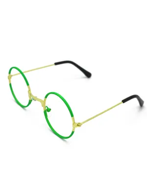 Kids Mirabel Green Round Frames