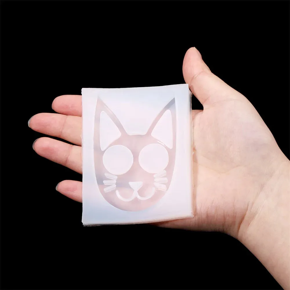 Kitty Cat Ears Self Defense Knuckles Keychain Mold