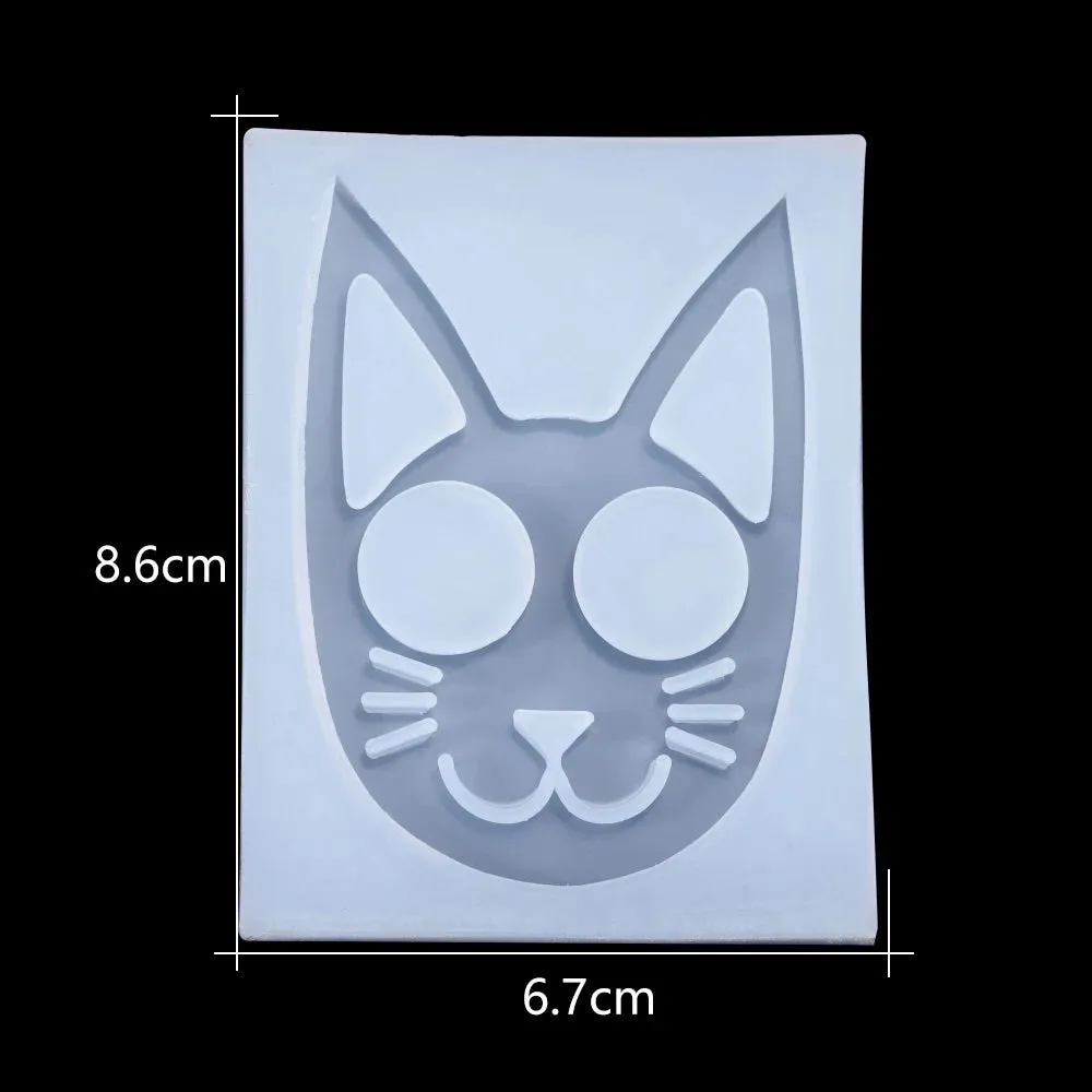 Kitty Cat Ears Self Defense Knuckles Keychain Mold