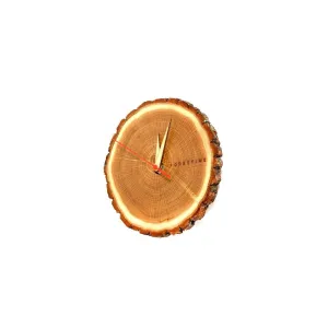 Laika Oak Slice Wall Clock