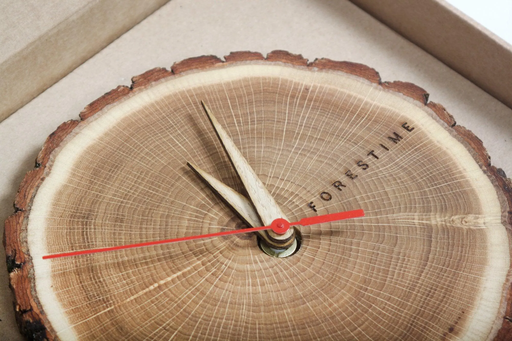 Laika Oak Slice Wall Clock