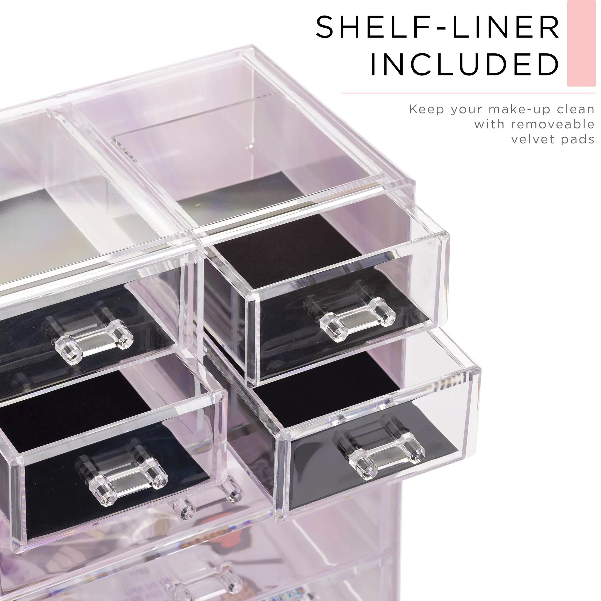 Makeup Organizer Set (7 Drawer Tie-Dye)