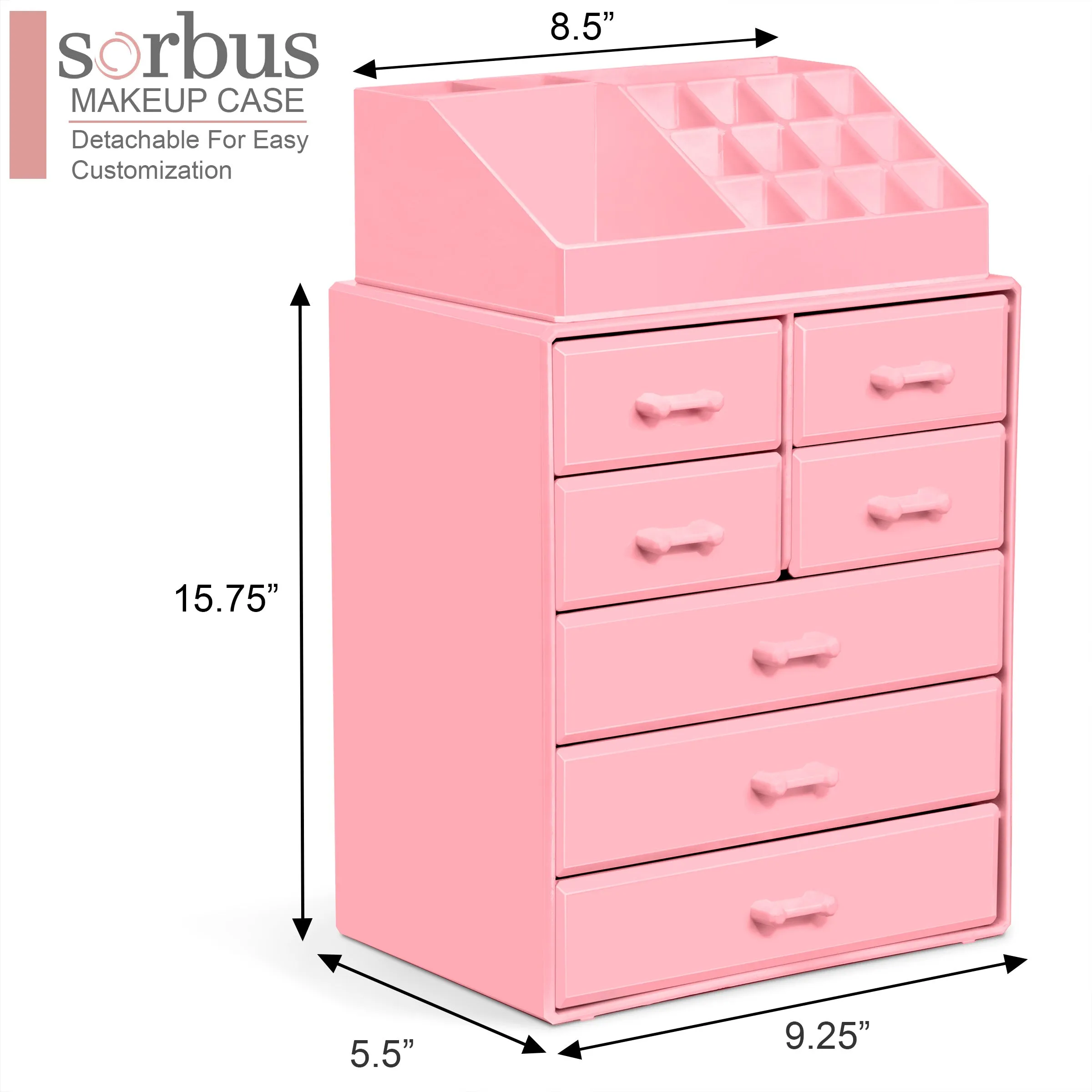 Makeup Organizer Tall (7 Drawer)