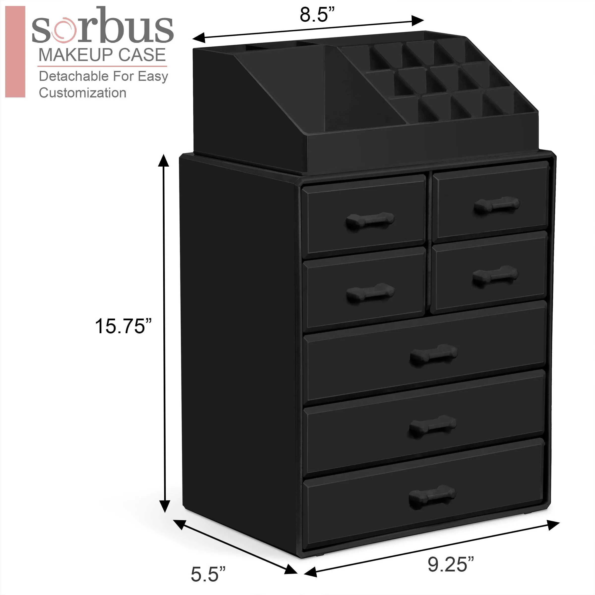 Makeup Organizer Tall (7 Drawer)