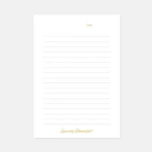 Modern Simplicity Lined Writing-Paper | Minimalist Range