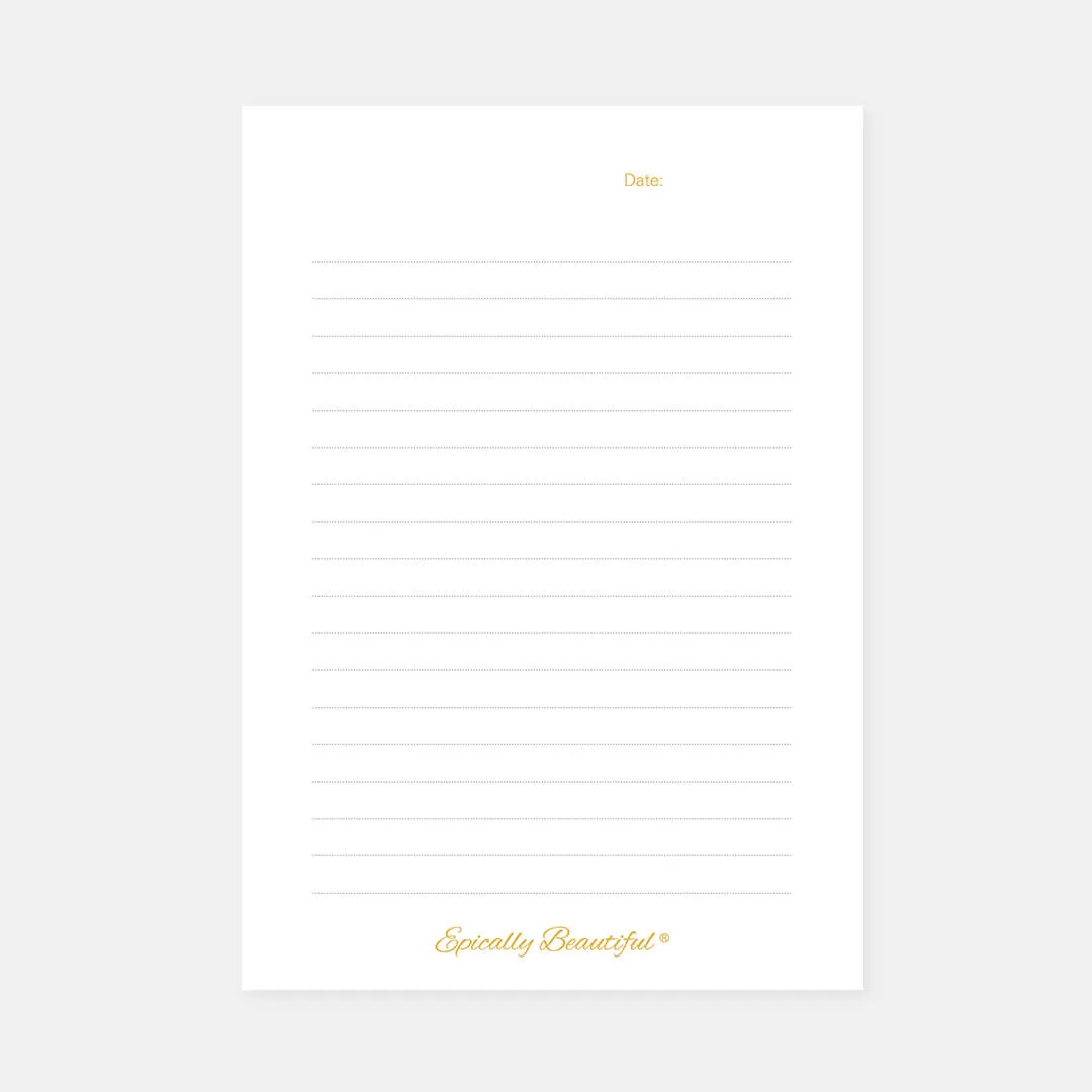 Modern Simplicity Lined Writing-Paper | Minimalist Range