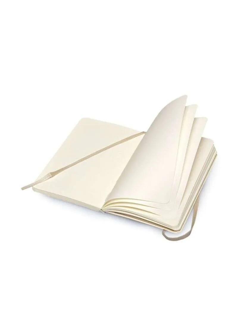 Moleskine Plain Soft Cover Notebook Large Size Khaki