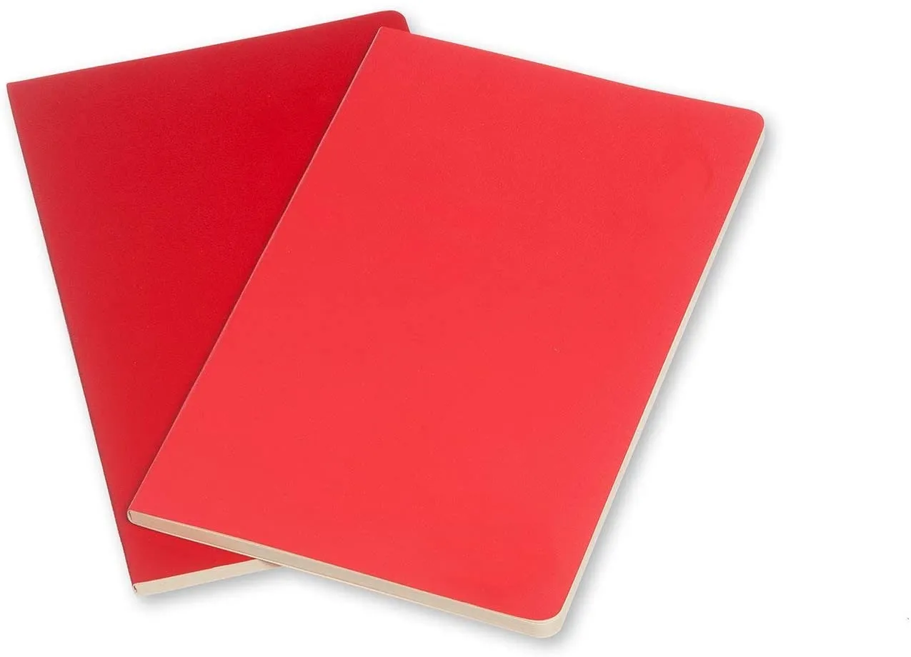 Moleskine Volant Plain Pocket Notebook Skarlet Red