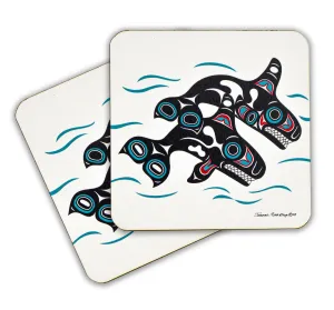 Orcas Wooden Coasters